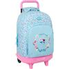 safta BLACKFIT8 - Zaino grande con ruote, compatto, rimovibile, ideale per bambini di diverse età, comodo e versatile, qualità e resistenza, 33 x 22 x 45 cm