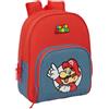 safta SUPER MARIO - Zaino per bambini, ideale per bambini di diverse età, comodo e versatile, qualità e resistenza, 28 x 10 x 34 cm