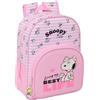 safta SNOOPY - Zaino scuola per bambini, zaino per bambini, adattabile a carrozzina, ideale per bambini in età scolastica, comodo e versatile, qualità e resistenza, 26 x 11 x 34 cm