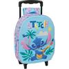 safta STITCH - Zaino per bambini 3D con ruote, ideale per bambini di diverse età, comodo e versatile, qualità e resistenza, 27 x 10 x 33 cm