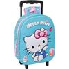 safta HELLO KITTY - Zaino per bambini 3D con ruote, ideale per bambini di diverse età, comodo e versatile, qualità e resistenza, 27 x 10 x 33 cm