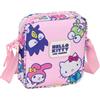 safta HELLO KITTY & Friends, borsa a tracolla piccola, borsa per bambini, ideale per bambini dai 5 ai 14 anni, comoda e versatile, qualità e resistenza, 16 x 4 x 18 cm