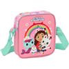 safta GABBY'S DOLLHOUSE - Borsa a tracolla per bambini, ideale per bambini dai 5 ai 14 anni, comoda e versatile, qualità e resistenza, 16 x 4 x 18 cm