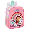 safta GABBY'S DOLLHOUSE - Zaino per bambini, zaino per la scuola, adattabile al carrello, ideale per l'asilo, comodo e versatile, qualità e resistenza, 22 x 10 x 27 cm
