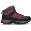 CMP CALZATURE Rigel Mid Scarpa Da Trekking In Pelle E Tessuto Terra Fuxia - Donna - Terra Fuxia