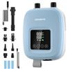 CooSpo Pompa elettrica verticale per SUP, gonfiaggio ad alta pressione a 20 psi, dotata di batteria ricaricabile da 44,4 Wh, silenziosa, adatta a kayak e altri articoli gonfiabili