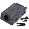 Technaxx Inverter Auto 12V a 230V 300W Potenza Continua 600W Picco Convertitore di Tensione con Presa Schuko USB e USB-C Certificato TÜV Inverter Compatto per Camping Auto Camper Barca TE24