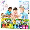Carehabi Tappeto Gioco Bambini 1 Anno Regalo Bambina 1 Anno Giochi Bambini con 19 Canzoni e 9 Tasti del Pianoforte Tappetino Musicale per Bambini per Ragazze 1 2 3 4 5 6 Regali di Natale