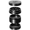 Bloomint Grinder in alluminio - Grinder 4 pezzi - Per erbe, spezie e scomparto polline Herb 50 mm, 50125