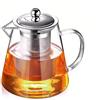 WANGZAIZAI Teiera creativa in vetro, con filtro in acciaio inox resistente al calore, perfetta per tè e caffè (750 ml)