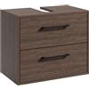 Badplaats B.V. Badplaats Florence Mobile sottolavabo sospeso, 60x35x47 cm, noce