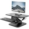 VIVO Convertitore da scrivania, Metallo, Nero, 25-inch