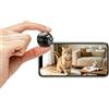 HDOUEAZ Telecamera Spia, Mini Telecamera WiFi da Nascosta 1080P HD con Visione Notturna, Rilevamento di Movimento, Accesso Remoto e Registrazione Continua,Telecamera di Sicurezza Interna,per Auto/uffici/Casa