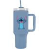 Pyramid International - Tumbler Lilo&Stitch - Stitch - Tazza termica con cannuccia e manico - 1,2 L - Thermos caldo e freddo