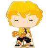 Funko Large Pop! Enamel Pin - Zenitsu Agatsuma - Demon Slayer - Guardianes de la