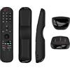 N+B Cover protettiva Per LG AN-MR21GC MR21N/21GA telecomando, custodia in silicone colorato per LG OLED TV telecomando magico (nero)