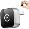 OVVOFPP Adattatore CarPlay Wireless, Mini CarPlay Android Auto 2 in 1,USB-A/C, Plug & Play,Aggiornamento 2026,Collegamenti rapidi