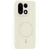 GIOPUEY Cover per OnePlus 15, Magnetica Custodia Compatibile con MagSafe, Morbido TPU Silicone Custodia, Resistente all'Usura - Beige