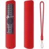 Szaerfa Custodia telecomando Cover per Xiaomi - Mi TV P1 50 43 P1E Q1 75 Q1E 55 XMRM-19, Custodia protettiva in silicone per telecomando vocale Bluetooth (rosso)