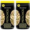 Wonderful Pistachios & Almonds Sachet Pistaches Lègérement Salées 250 G (Confezione da 2)