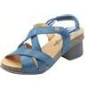 Jungla 8203 Nevada Martino Palm Camila Sandali per Donna in Blu con Tacco Medio (Taglia 39)