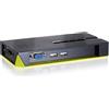 CP Technologies LevelOne USB KVM Switch 4-Port Black Edition