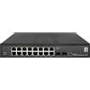 LevelOne GES-2118 Managed L2 Gigabit Ethernet Switch (10/100/1000) Black