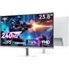 KTC Monitor Gaming 24 Pollici, FHD 1920×1080, 240 Hz, Pannello Fast IPS, 1 ms MP