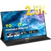 Yodoit Monitor portatile 16" 2,5K QHD 120Hz IPS 2560x1600 16:10 con USB tipo C e