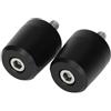 ECKBRJA Manubrio Moto Estremità Manopole Tappo Slider Cover Per Aprilia RS 660 RS660 Per Tuono 660 2020-2024 Tappi estremità manubrio(Nero)