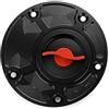 Motoparts Motocicletta tappo serbatoio rapido alluminio alta qualita per circuito per Yamaha FZ1 FZ6 FZR YZF R1 R6 YSR50 Fazer (Rosso-Nero)