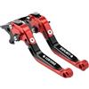 UYFYQECJY Per DUCATI MONSTER 696 796 695 620 400 Moto CNC Pieghevole Allungabile Moto Freni Leve Frizione Leve(WITH LOGO P1)