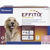 Generico EFFITIX Cane LARGE (20-40 kg) / 4 pipette da 4,4 ml - 2 Confezioni - 8 Pipette Totali
