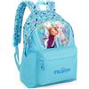 Frozen Disney Frozen Elsa e Anna - Zaino americano con spallacci imbottiti, divisorio interno e porta borraccia, 41x31x18 cm