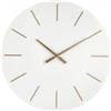 Orologio da Muro Ø 60x5 cm Timeline in Legno Bianco