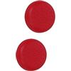 Tiuimk Tappi per pulsanti PS4 (confezione da 2) - Rosso | Coperture di ricambio per joystick per controller PS4