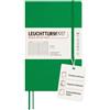 LEUCHTTURM1917 372209 Taccuini Medium A5, Copertina morbida, 123 pagine numerate, Spring Leaf, Righe