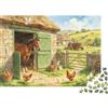 XiaopangXY Farm Stable Jigsaw Puzzles 1000 Pieces Recyclable Material Rural Cottage Painting Anziani Puzzles Gioco Educativo Decompression Accessorio per Gioco Genitore-Figlio 38x26cm/1000pcs