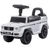 Baroni Toys Suv Mercedes Ride-On Macchinina Spingi e Vai per Bambini 1-4 Anni, Fari LED, Suoni Realistici, Ruote Antiscivolo, Vano Portaoggetti, 69.5x29x43 cm Bianca
