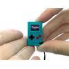 TinyCircuits Thumby Portachiavi per console di gioco programmabile - Mini console per videogiochi retrò, apprendimento STEM, ricaricabile USB, 5 giochi precaricati (verde acqua)