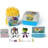 DC Comics Teen Titans Go! Kitchen Chaos Dis-Play Set con Personaggi Beast Boy e Cyborg e Accessori, Set di Gioco, Giocattoli per Bambini e Bambine dai 4 Anni in su