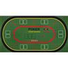 Mondo Tessuti Tappetino da gioco Poker Verde Maxi 220cm X 120cm | Texas Hold'em, Black Jack, Roulette, Alta Qualità, Made in Italy