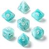 QUTHZZHY Set di 7 dadi poliedrici per DND, set di dadi per MTG