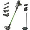 Greenworks GD24SVK4S Aspirapolvere Senza Filo Potente, Fino a 45 Minuti, Filtro Hepa, Accessorio per Peli di Animali, 3 Livelli di Potenza, Batteria 24V 4Ah e Supporto Caricabatterie, Garanzia 3 Anni