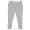 MAISON SCOTCH Chino Donna Pantaloni ~W32/L31 Bianco Nero Slim Righe
