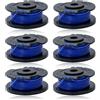 AUMEL 6 Bobine di Filo di Ricambio per Ryobi One AC14RL3A Olt1832 Rac124 OLT1825M P2000 Filo Rivestito per Ryobi 18 V, 24 V, 40 V Bobina per Tagliaerba 5132002434