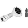 Titan 11340 1/4-Inch Drive x 2-1/4-Inch 90-Tooth Swivel Head Nano Ratchet with Hex Drive Handle
