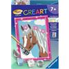 Ravensburger CreArt, Dipingere con i Numeri Bambini - Bella Cavalla