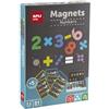 APLI Kids 19444 - Magnets Numeri_ Set di numeri magnetici con scheda e schede da introdurre nel Mondo dei Magneti educativi per bambini a partire da 5 anni