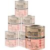 Dehner Fine Nature - Cibo umido per cani, per cani adulti, manzo, 6 barattoli da 800 g (4,8 kg)
